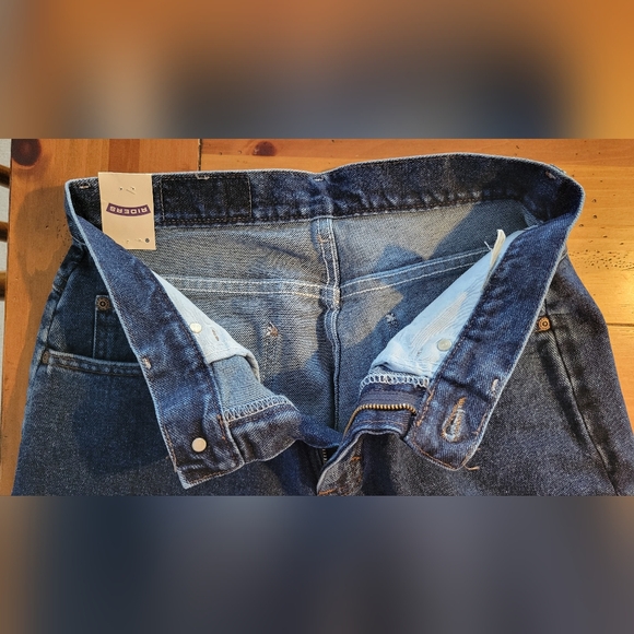 Riders by Lee, Eased Fit, Straight leg jeans, dark stone, size Misses 10 Long - Picture 9 of 10